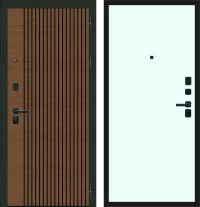 Входная дверь МеталЮр 3К M106 Velluto Bianco 860*2050 L