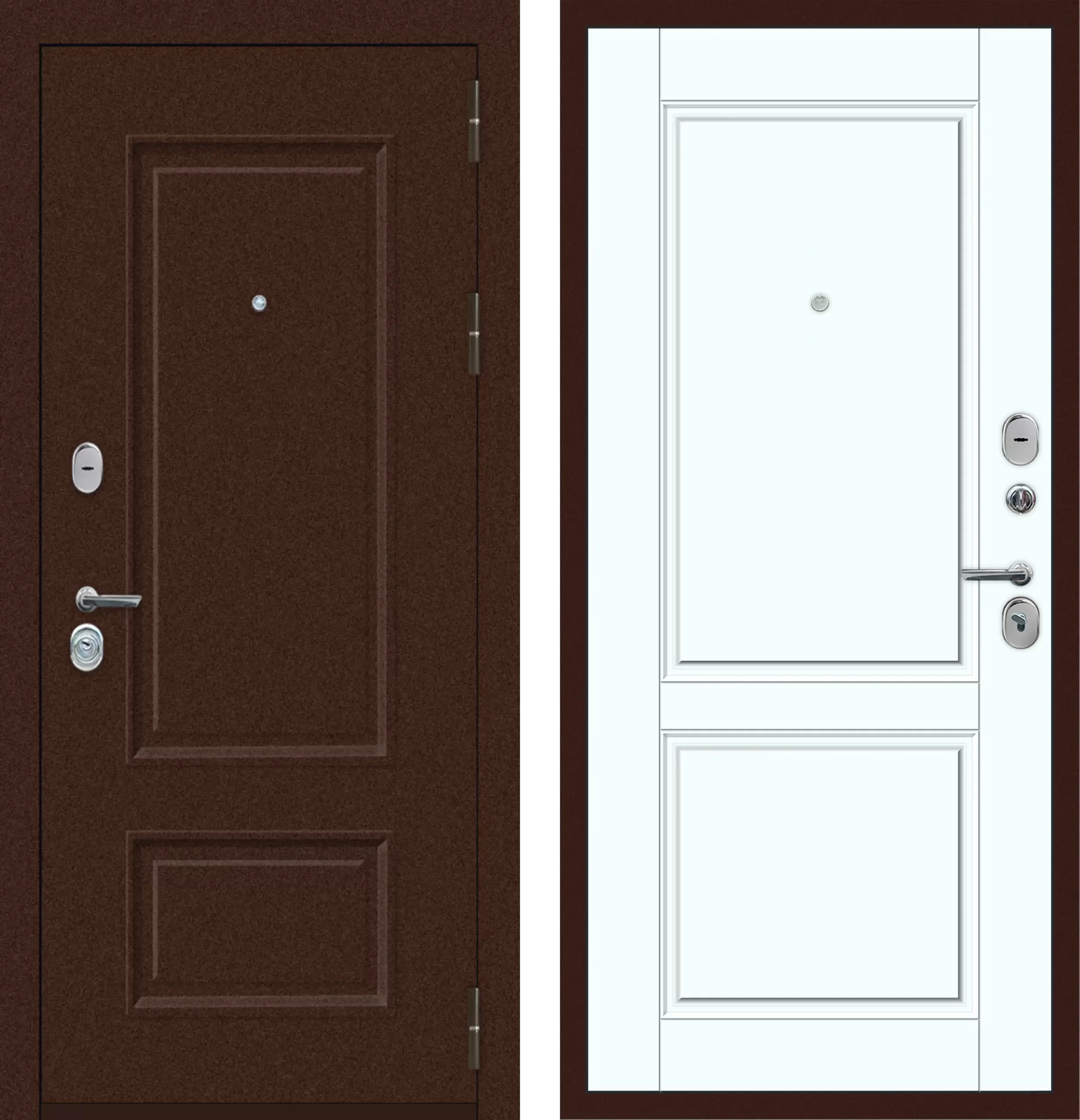 Входная дверь МеталЮр 3К M71 Velluto Bianco 860*2050 R Входная дверь МеталЮр 3К M71 Velluto Bianco 860*2050 R