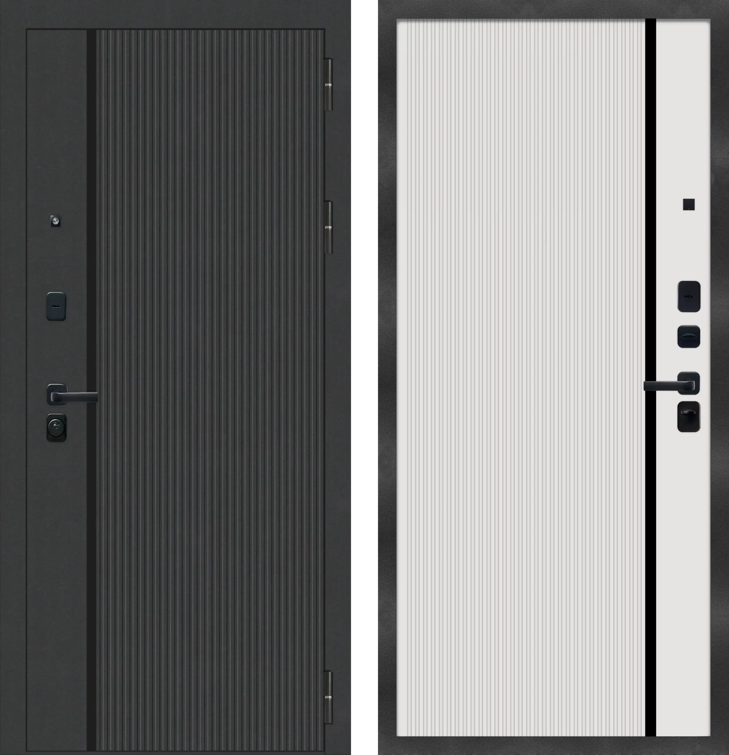 Входная дверь МеталЮр 3К M9 Velluto Bianco вс. Белая 860*2050 R Входная дверь МеталЮр 3К M9 Velluto Bianco вс. Белая 860*2050 R