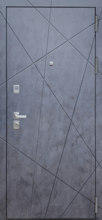 Входная дверь МеталЮр 3К M7 Бетон снежный