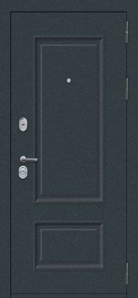 Входная дверь МеталЮр 3К M70 Velluto Bianco 860*2050 R