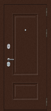 Входная дверь МеталЮр 3К M71 Velluto Bianco 860*2050 R