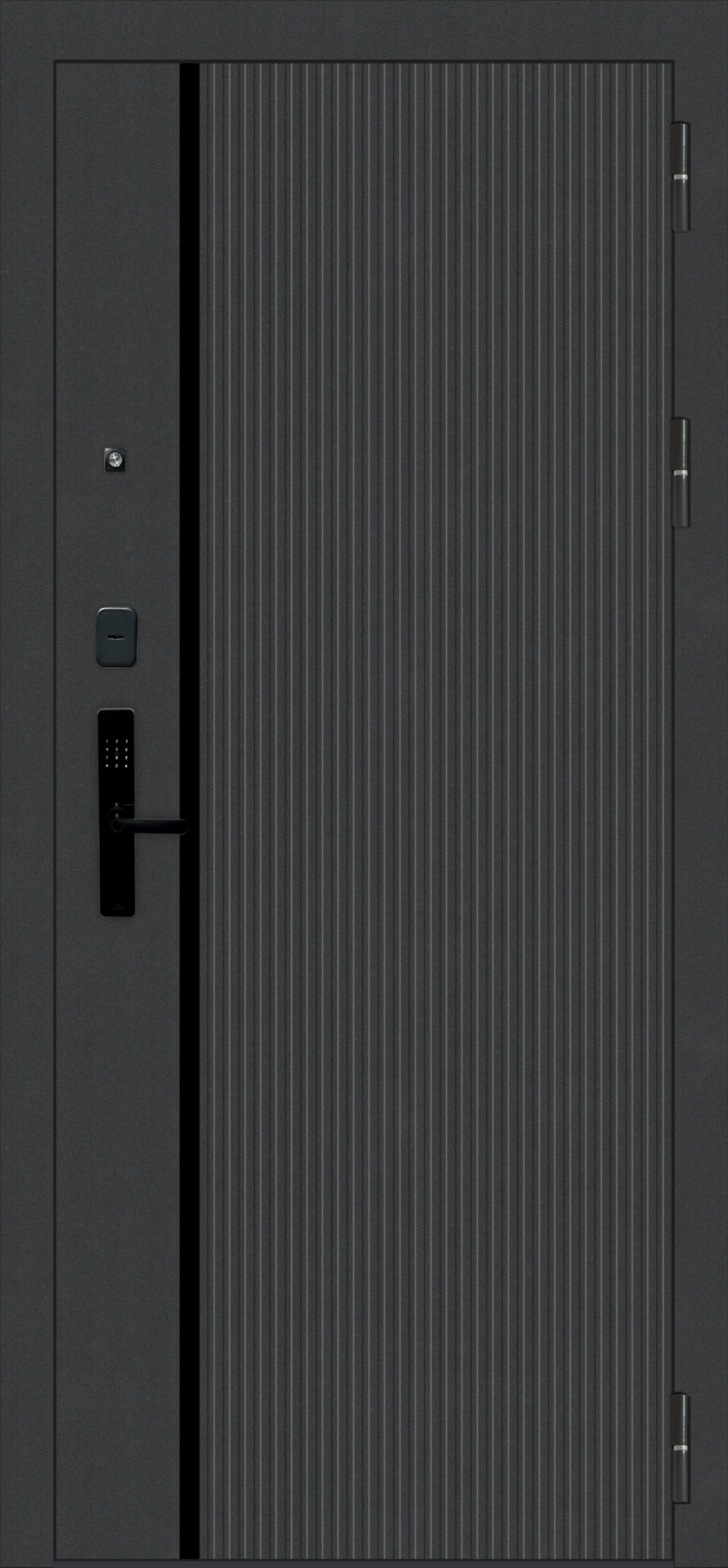 Входная дверь МеталЮр 3К M9 Velluto Bianco вс. Черная Электр. замок Dircode S-11 860*2050 L Входная дверь МеталЮр 3К M9 Velluto Bianco вс. Черная Электр. замок Dircode S-11 860*2050 L